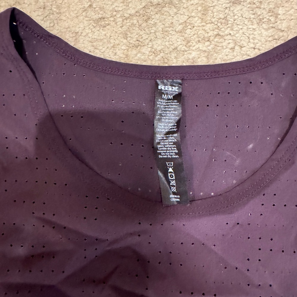 RBX Plum Women's Sleeveless Workout Yoga Tank Top - Picture 7 of 10